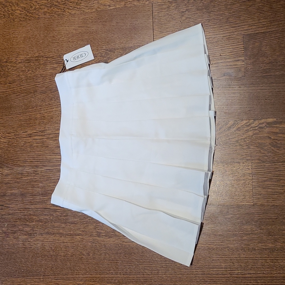 Cider Pleated Mini Skirt
